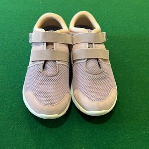 Vionic pink and lavender tennis shoes.